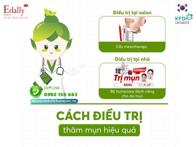 Cách điều trị thâm mụn hiệu quả