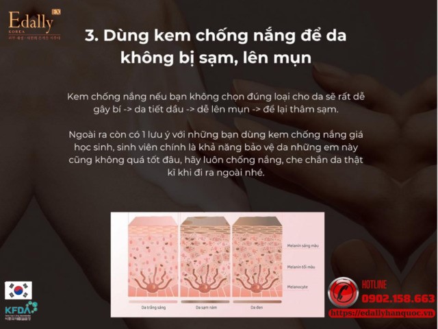 Cách dùng kem chống nắng để da không bị lên mụn và thâm sạm?