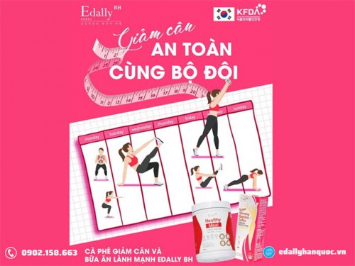 Cách Giảm Cân An Toàn Với Bộ Đôi Thực Phẩm Bảo Vệ Sức Khỏe Edally BH Hàn Quốc