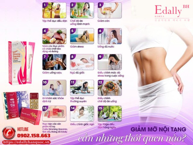 Cách giảm mỡ nội tạng và mỡ dưới da