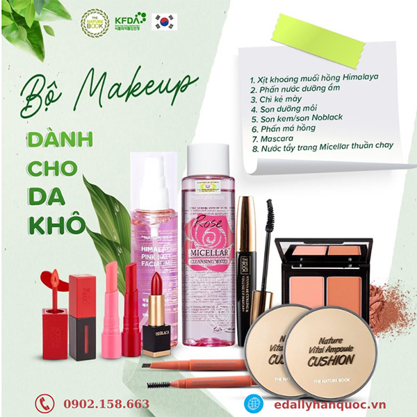 Cách lựa chọn bộ sản phẩm makeup phù hợp cho làn da khô