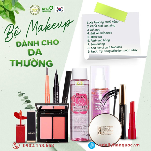 Cách lựa chọn bộ sản phẩm makeup phù hợp cho làn da thường