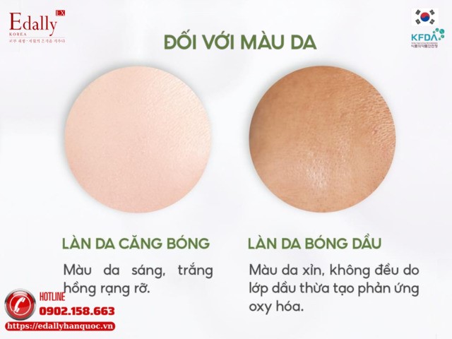 Cách phân biệt làn da căng bóng và làn da bóng dầu dựa vào màu da