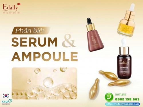 Phân Biệt Serum Và Ampoule Trong Mỹ Phẩm Skincare