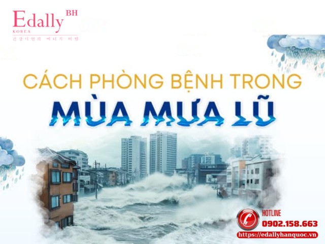 Những bệnh thường gặp trong mùa mưa và cách phòng ngừa