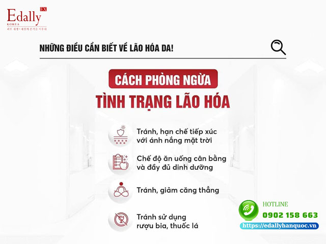 Cách phòng ngừa lão hóa từ sớm