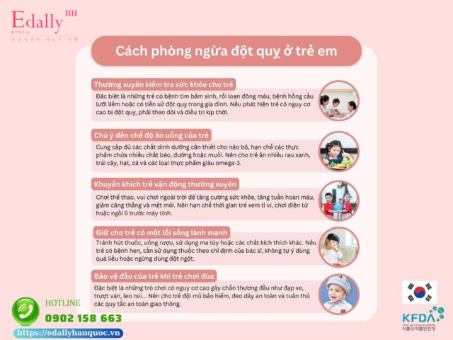 Cách phòng chống đột quỵ ở trẻ em hiệu quả