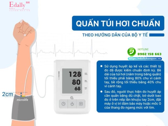 Cách quấn túi hơi chuẩn khi đo huyết áp theo hướng dẫn của Bộ Y tế