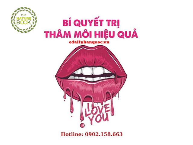 Bí quyết trị thâm môi lâu năm tại nhà đơn giản mà hiệu quả