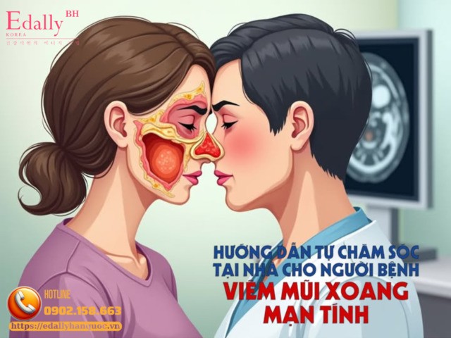 Hướng dẫn cách tự chăm sóc tại nhà cho người bệnh viêm mũi xoang mạn tính
