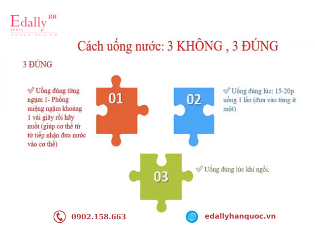 Cách uống nước 3 đúng cho cơ thể