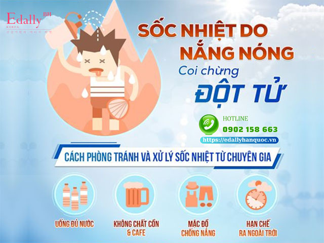 Cách xử trí các tai biến do thời tiết nắng nóng