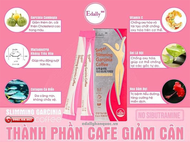 Điều trị và phòng ngừa co thắt đại tràng với Cà phê thải độc Edally Super Slimming Garcinia Coffee