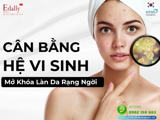 Cân bằng hệ vi sinh microbiome trên da - Mở khóa làn da rạng ngời