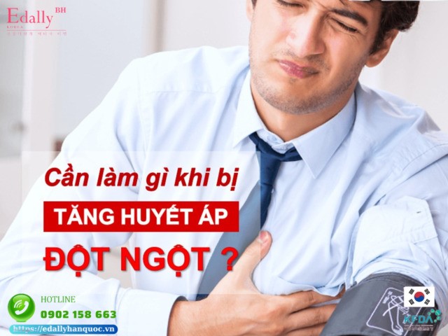 Cần làm gì khi bị tăng huyết áp đột ngột?