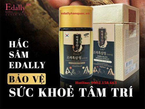 Hắc Sâm Hwa Pyung Sam Edally - Đẳng Cấp Vua Sâm Bậc Nhất Hàn Quốc