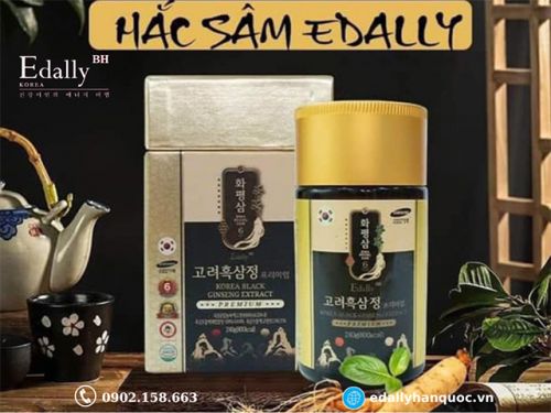 Cao Hắc Sâm Edally Hàn Quốc - Biểu Tượng Của Sự Trường Thọ Và Sức Khỏe Viên Mãn