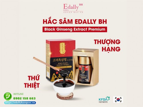 Cao Hắc Sâm Hàn Quốc Edally Korea Black Ginseng Extract Premium - Điểm 10 Cho Chất Lượng