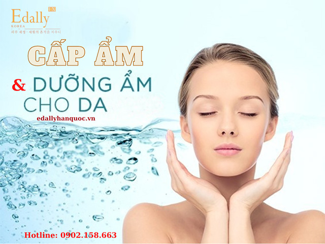 Phân biệt giữa cấp ẩm và dưỡng ẩm cho da