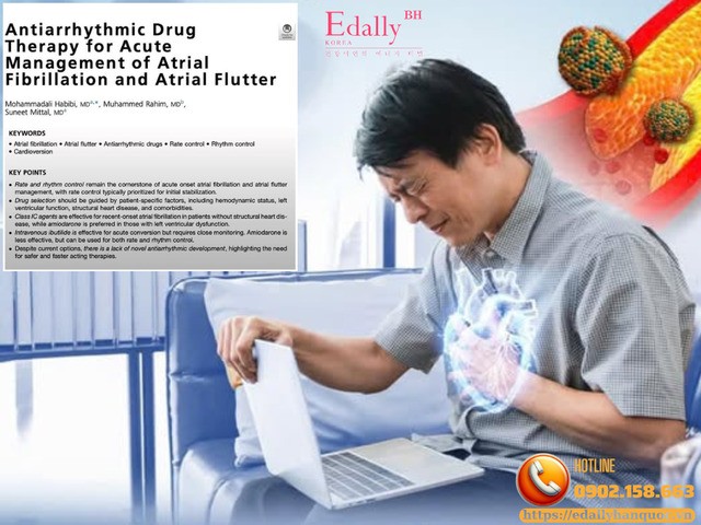Cập nhật 2026 thuốc chống loạn nhịp trong xử trí cấp rung nhĩ và cuồng nhĩ Cập nhật 2026 thuốc chống loạn nhịp trong xử trí cấp rung nhĩ và cuồng nhĩ