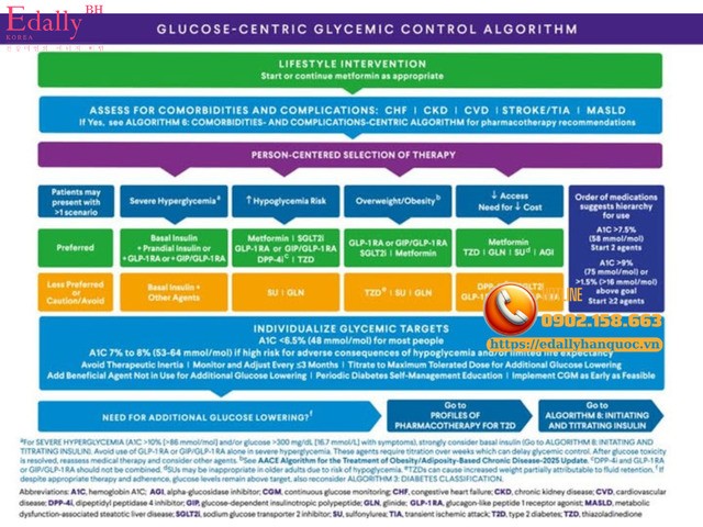 Hướng dẫn mới điều trị đái tháo đường típ 2 của AACE năm 2026