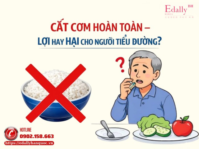 Cắt cơm hoàn toàn có lợi hay hại cho người bệnh tiểu đường?