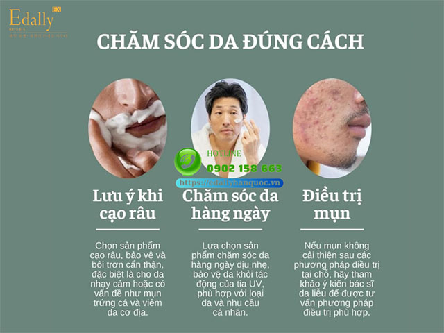 Cách chăm sóc da cho nam giới như thế nào để không bị mụn?