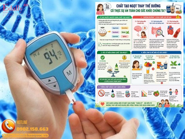 Chất tạo ngọt thay thế đường có thực sự an toàn cho sức khỏe chúng ta?