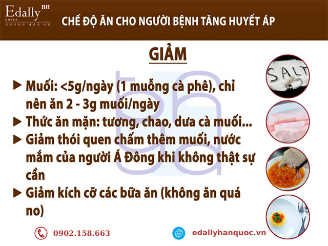 Cách giảm tổn thương thận do tăng huyết áp nhờ chế độ ăn uống hợp lý