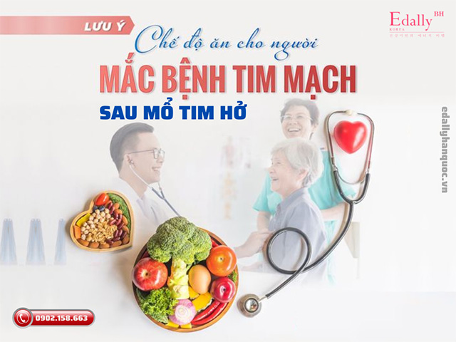 Chăm sóc bệnh nhân sau phẫu thuật tim hở cần lưu ý đến chế độ ăn uống