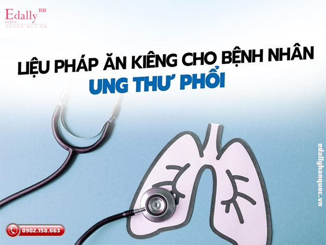 Bệnh nhân ung thư phổi nên ăn gì và kiêng gì?