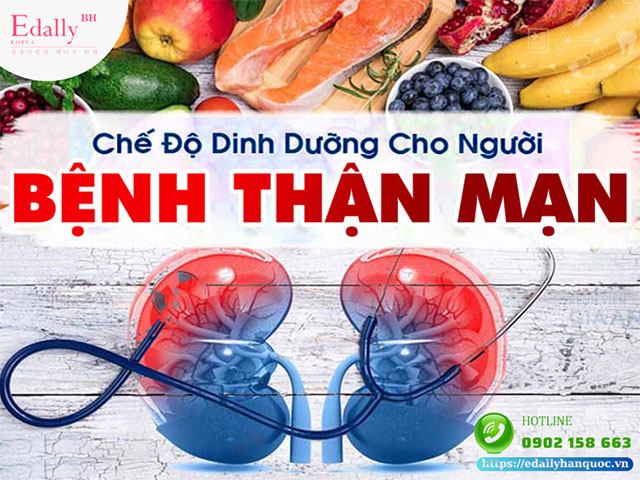 Chế độ dinh dưỡng cho người bệnh thận mạn như thế nào?