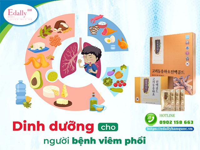 Chế độ dinh dưỡng cho người bệnh viêm phổi