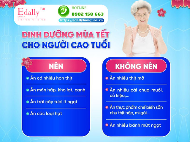 Chế Độ Dinh Dưỡng Ngày Tết Cho Người Mắc Bệnh Mạn Tính 