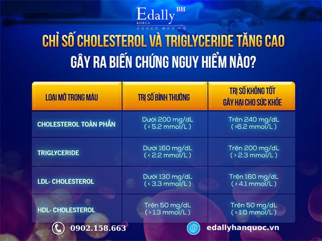 Chỉ Số Cholesterol Và Triglyceride Tăng Cao Gây Ra Biến Chứng Nguy Hiểm Nào?