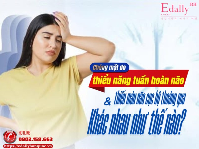 Chóng mặt do thiểu năng tuần hoàn não và thiếu máu não cục bộ thoáng qua khác nhau thế nào?