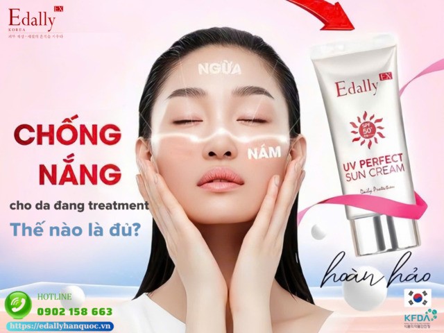 Chống nắng cho da treatment như thế nào là đủ?