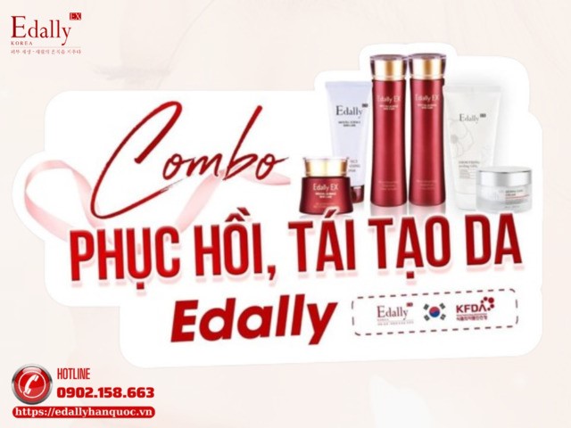 Chống oxy hóa da với dòng tái sinh phục hồi Edally EX