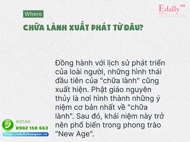 Chữa lành bắt nguồn từ đâu?