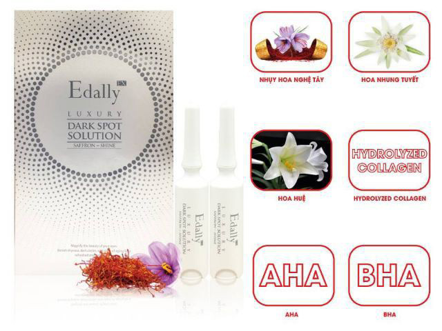 Nguyên liệu sản xuất Tinh chất nám chuyên sâu Edally EX Hàn Quốc được Ecocert chứng nhận
