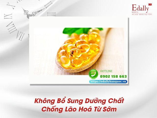 Không bổ sung dưỡng chất chống lão hóa từ sớm khiến chúng ta lão hóa sớm