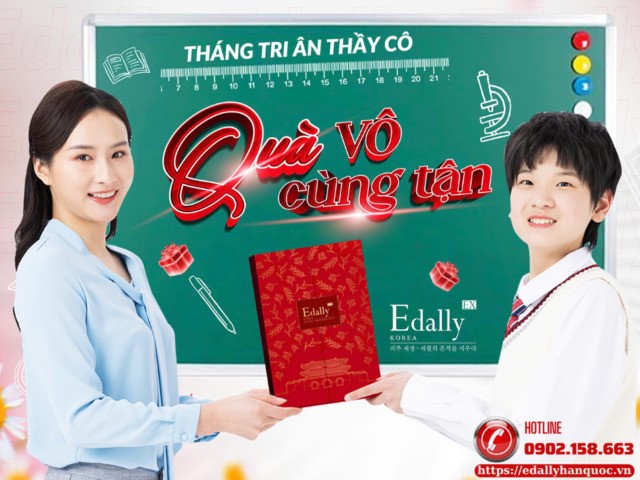 Chương trình khuyến mại 20/11/2024 ngành hàng Mỹ phẩm cao cấp Edally EX Hàn Quốc