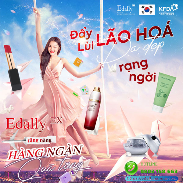 Chương trình khuyến mại quà tặng tháng 6/2024 ngành hàng Mỹ phẩm cao cấp Edally EX Hàn Quốc