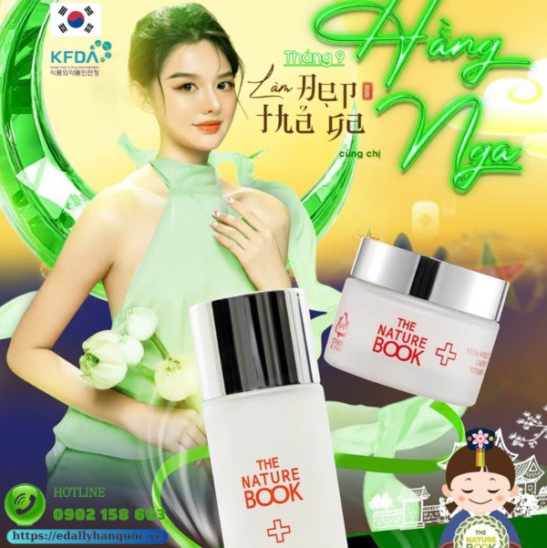 Chương trình khuyến mại quà tặng tháng 9/2024 ngành hàng Mỹ phẩm thiên nhiên thuần chay The Nature Book Hàn Quốc