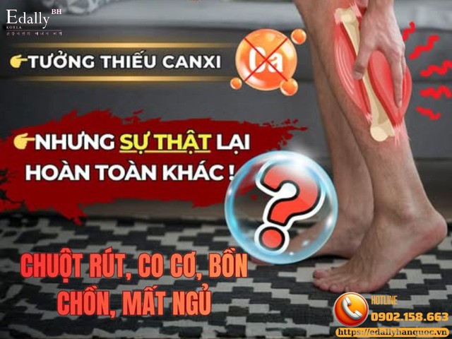 Chuột rút, co cơ, bồn chồn, mất ngủ… tưởng thiếu canxi nhưng sự thật lại hoàn toàn khác