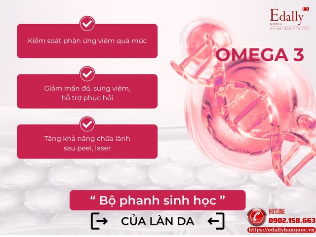 Cơ chế của Omega 3 trong chống viêm và nuôi dưỡng da