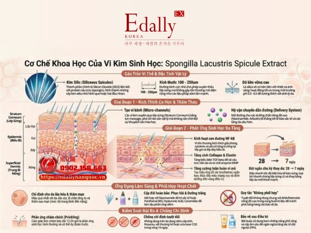 Cơ chế sinh học của hoạt chất vi kim sinh học Spongilla Lacustris Spicule Extract Cơ chế sinh học của hoạt chất vi kim sinh học Spongilla Lacustris Spicule Extract