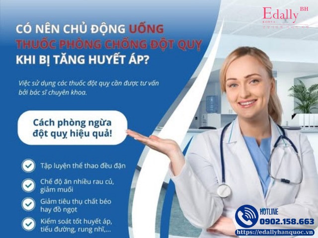 Có nên chủ động uống thuốc phòng chống đột quỵ khi bị tăng huyết áp không?