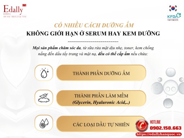 Có nhiều cách để dưỡng ẩm cho da