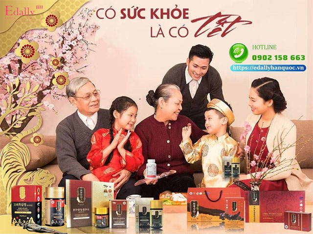 Có sức khỏe là có tết với những món quà sức khỏe từ thương hiệu Edally BH